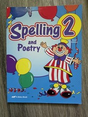 Abeka 2nd Grade Spelling Poetry Third Edition Student Book