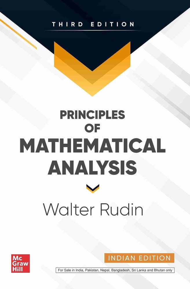 Principles of Mathematical Analysis | 3rd Edition by WALTER RUDIN NEW Paperback
