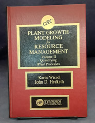 Plant Growth Modeling Resource Wisiol Hesketh 2 vol HB VG 1987 CRC Press 250625