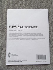 Science Shepherd Physical Science Answer Key Level B Video Homeschool Curriculum