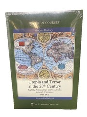 Great Courses Utopia and Terror in the Twentieth Century DVD’s & Guidebook 1 & 2