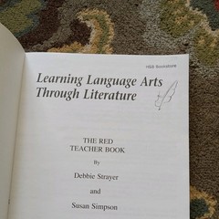 Student Activity Book; The Red Book (Learning Language Arts Through Literatu…