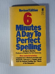 6 Minutes a Day to Perfect Spelling Harry Shefter Revised Ed Pocket Books