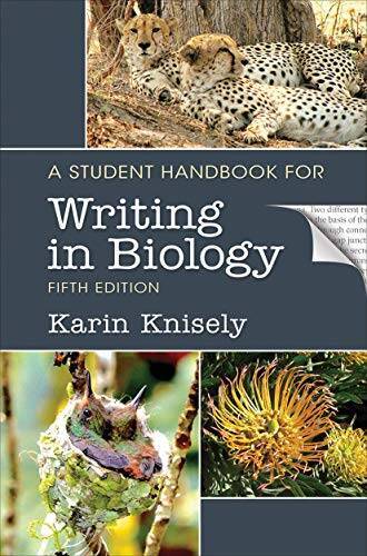 A Student Handbook for Writing in Biology – Paperback – VERY GOOD