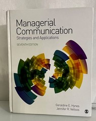 Managerial Communication : Strategies and Applications by Jennifer R. Veltsos…
