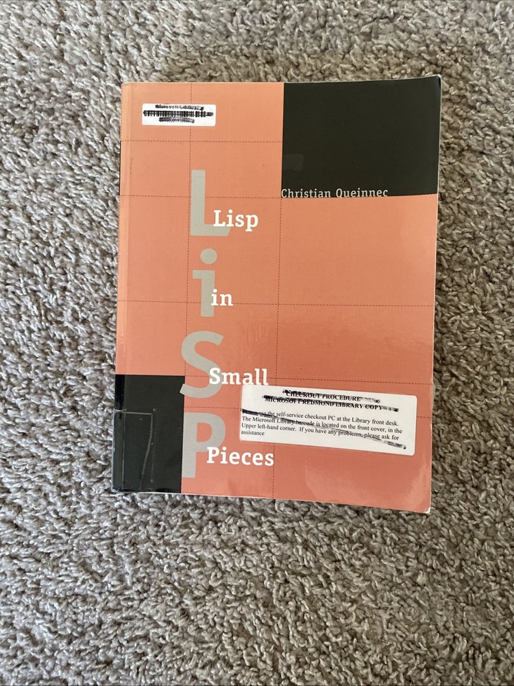 LISP in Small Pieces by Christian Queinnec (2003, Trade Paperback)