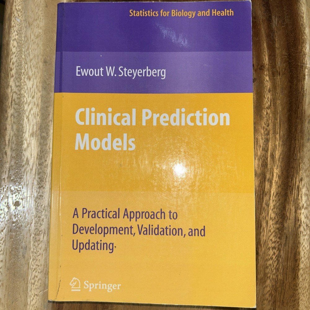 Clinical Prediction Models: A Practical Approach to Development, Validation VG