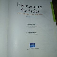 Elementary Statistics: Picturing the World – Larson, Farber – Good – Hardcover