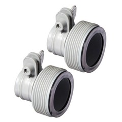Intex Hose Conversion Adapter B Kit 25009 for Pool Pumps 1.25 to 1.5 Inch Pair
