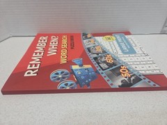 Remember When Word Search Puzzle Book Paperback Large Print 8.5” X 11”