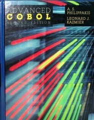 ADVANCED COBOL By A. S. Philippakis & Leonard J. Kazmier – Hardcover *Excellent*