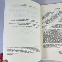 Mathematical Models Of Target Coverage And Missile Allocation Military-Math 2001