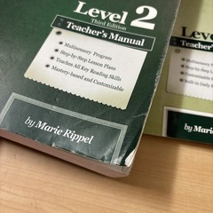 Lot 4 All About Reading Spelling Level 2 Teachers Manuals Readers 1-2 Color/B+W