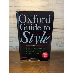 The New Oxford Style Manual by Oxford University Press