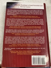 EXECUTIVE ROADMAP TO FRAUD PREVENTION AND INTERNAL Biegelman & Bartow Signed 2x