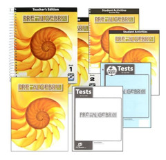 NEW BJU Press 8th grade PRE-ALGEBRA Complete Subject Kit 2nd Ed Box Set Math +CD