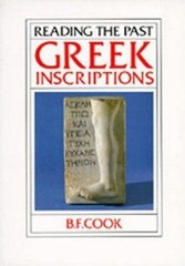 Greek Inscriptions by Cook, B. F.