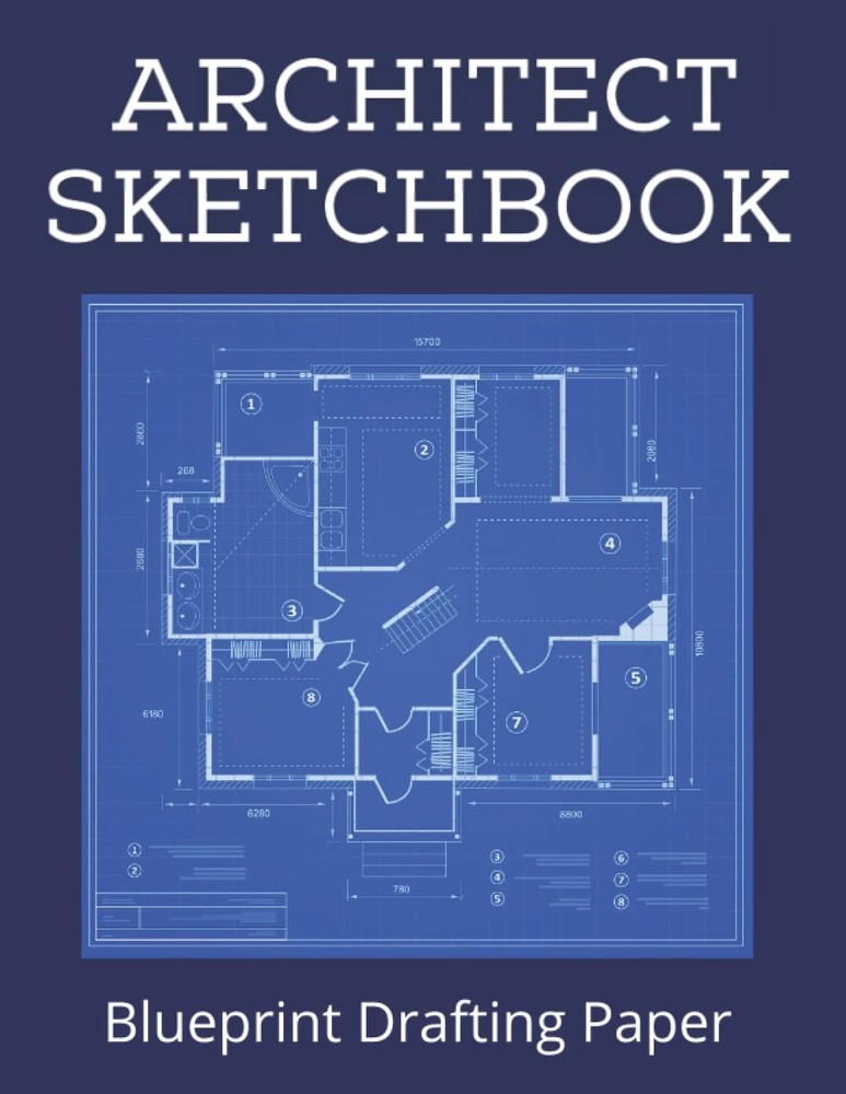 Sketchbook for Architects Students | Blueprint Paper for Drafting | Grid Gra…