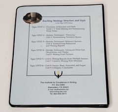 IEW – Teaching Writing: Structure and Style Seminar Practicum Workbook Binder