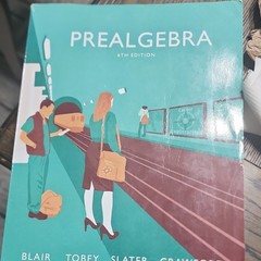 Prealgebra 6th Edition by Blair, Tobey, Slater, Crawford Textbook Paperback