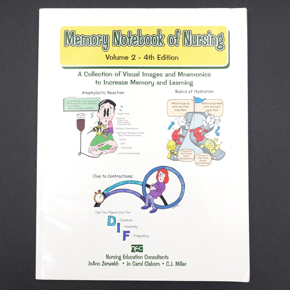 Memory Notebook of Nursing Vol 2 4th Ed A Collection of Images and Mnemonics VG