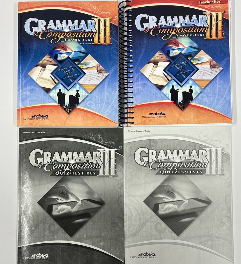 Abeka Grammar III 3 set teacher edition tests key text 6th edition