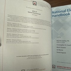 2017 NFPA 70 National Electrical Code NEC Handbook Hardcover w/ index tabs
