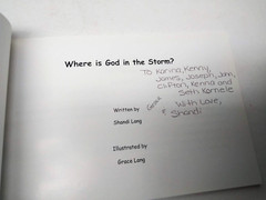 Religious: 1st Edition Signed Paperback Where Is God In The Storm Shandi Lang