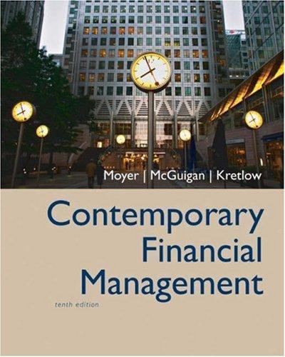 Contemporary Financial Management: Thomson One, Bu- 0324289081, Moyer, hardcover