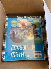 NEW BJU Press 12th grade CONSUMER MATH Complete Subject Kit 3rded Math 12 BoxSet