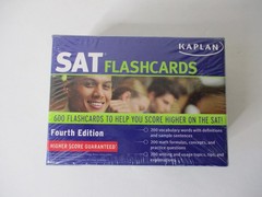 SAT Flashcards by Kaplan Test Prep – Ace The SAT 4th Ed (2011, 600 Flash Cards)