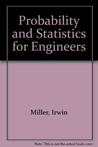 Probability and statistics for engineers