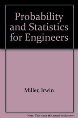 Probability and statistics for engineers
