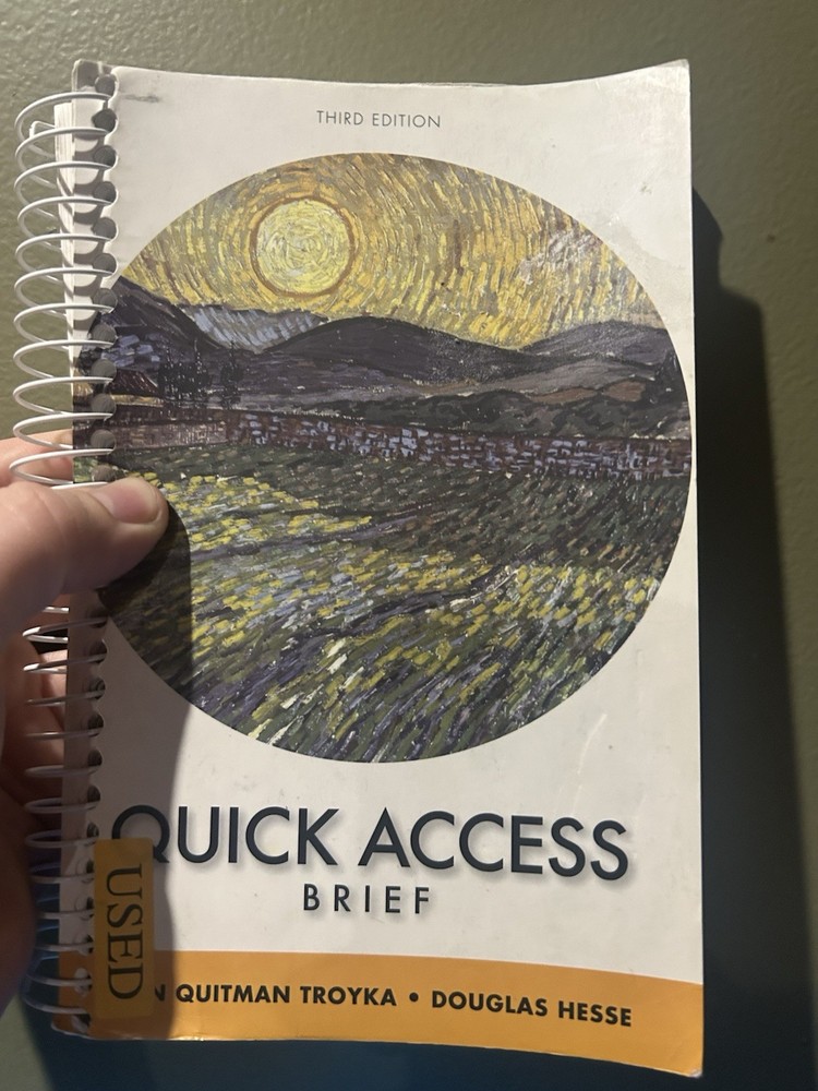 Quick Access Brief (3rd Edition) – Spiral-bound By Troyka, Lynn Quitman