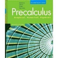 Precalculus: Graphical, Numeric, Algebraic, Annotated Teacher’s Edition – GOOD