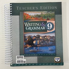 Writing and Grammar No 9 Teachers 3rd Edition 2006 with CD ROM Spiral Bound BJU