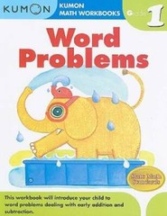 Word Problems Grade 1 (Kumon Math Workbooks) – Paperback – GOOD