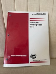 AWS D1.1/D1.1M:2010 Structural Welding Code Steel Book ANSI CWI second printing