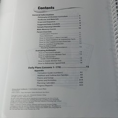 Homeschool Arithmetic 1 Curriculum Lesson Plans ABeka