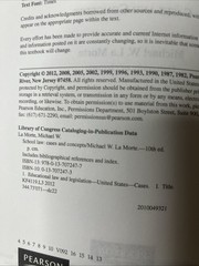 School Law Cases And Concepts 10th Edition Michael W La Morte Hardcover Textbook