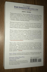 POPE INNOCENT III TO ROOT UP AND TO PLANT BOOK 1160/61-1216 JOHN C MOORE