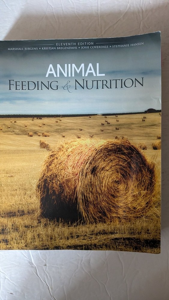 Animal Feeding & Nutrition Jurgens 2012 Eleventh Edition Kendall Hunt ACCPT