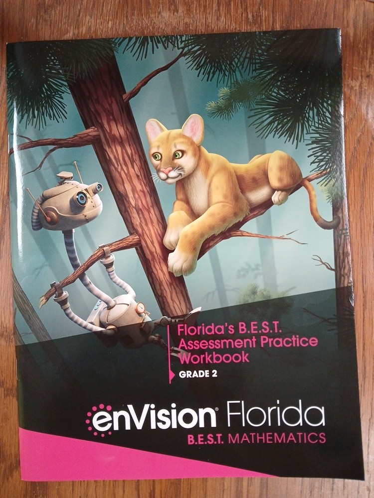 Grade 2 Envision Florida Math Best Assessment Practice Workbook 2nd Grade