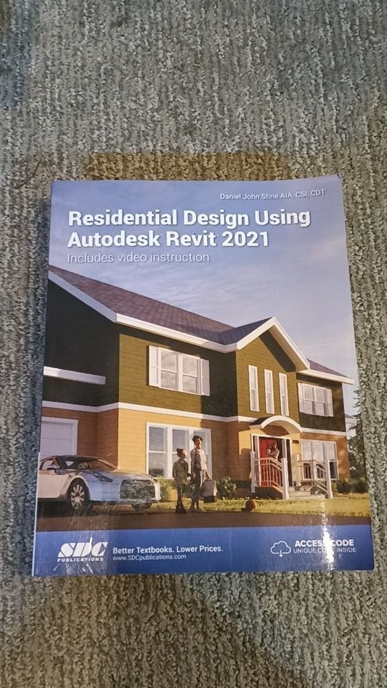 Residential Design Using Autodesk Revit 2021 Stine CAD Architecture Paperback VG