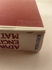 Advanced Engineering Mathematics Erwin Kreyszig 6th Ed 1988 Hardcover Wiley