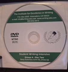 Institute For Excellence In Writing Student Writing Intensive Level A Manual DVD