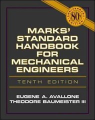Marks’ Standard Handbook for Mechanical Engineers by Eugene Avallone: Used