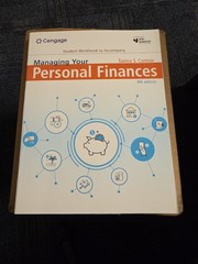 Managing Your Personal Finances By Tamra S. Conner. STUDENT WORKBOOK Cengage