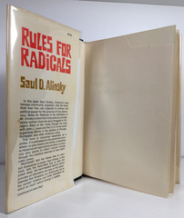 RULES FOR RADICALS Saul Alinsky 1971 RARE EDITION HARDCOVER *READ* PRIMER HC DJ