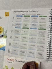 Amplify Desmos Math Grade 1 Set: Teachers 1 Student 1 2 & More (4 Books)